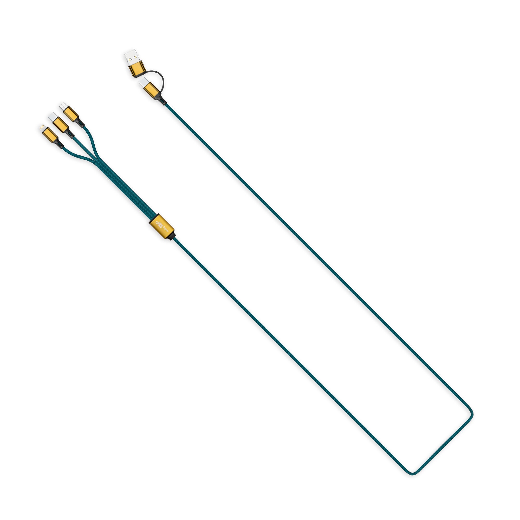 teal and gold multicable 