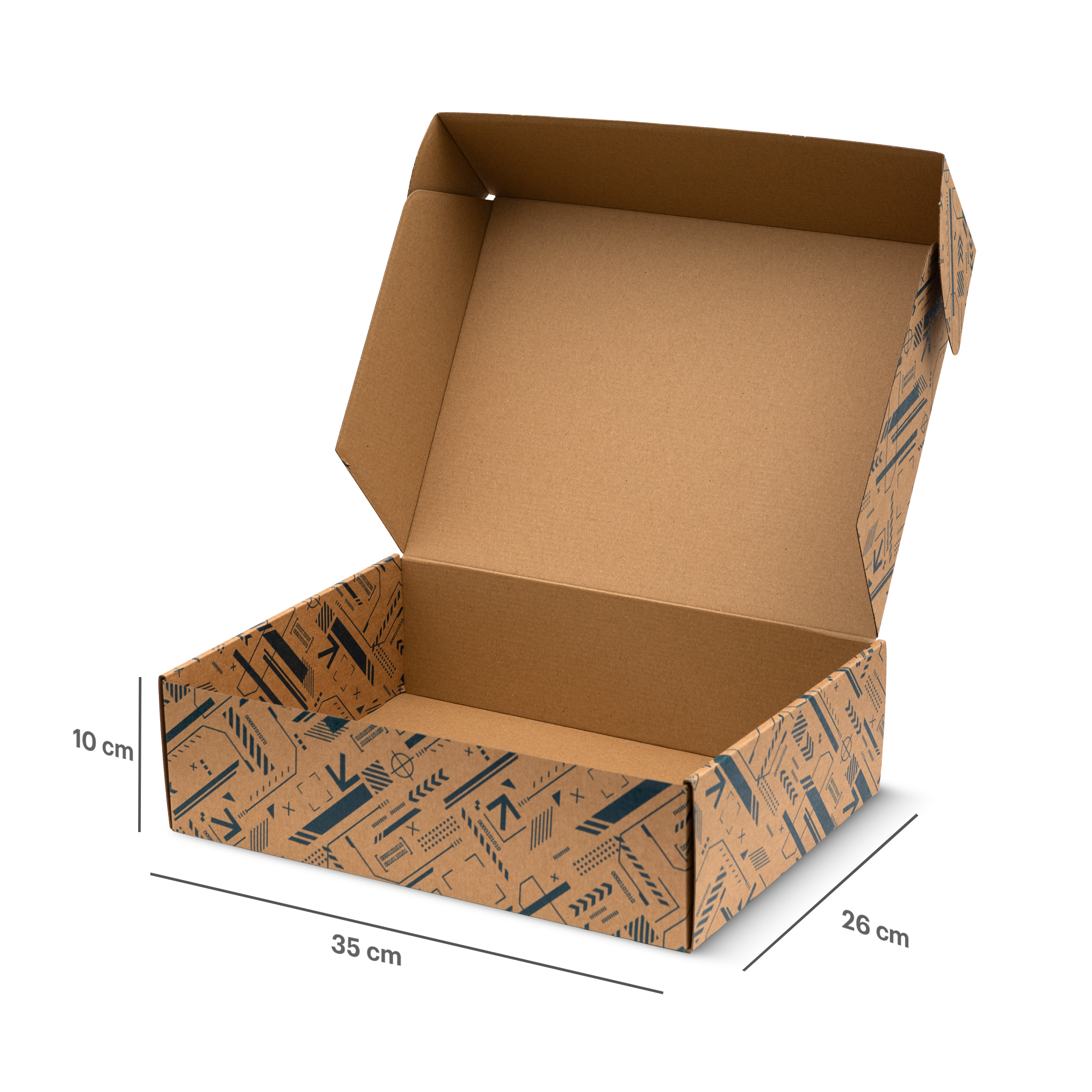 gift box with atlas copco group pattern measurement