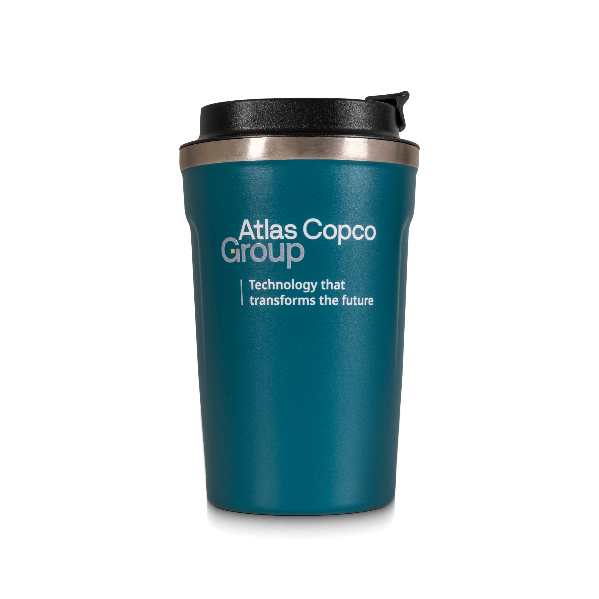 atlas copco group teal thermo mug