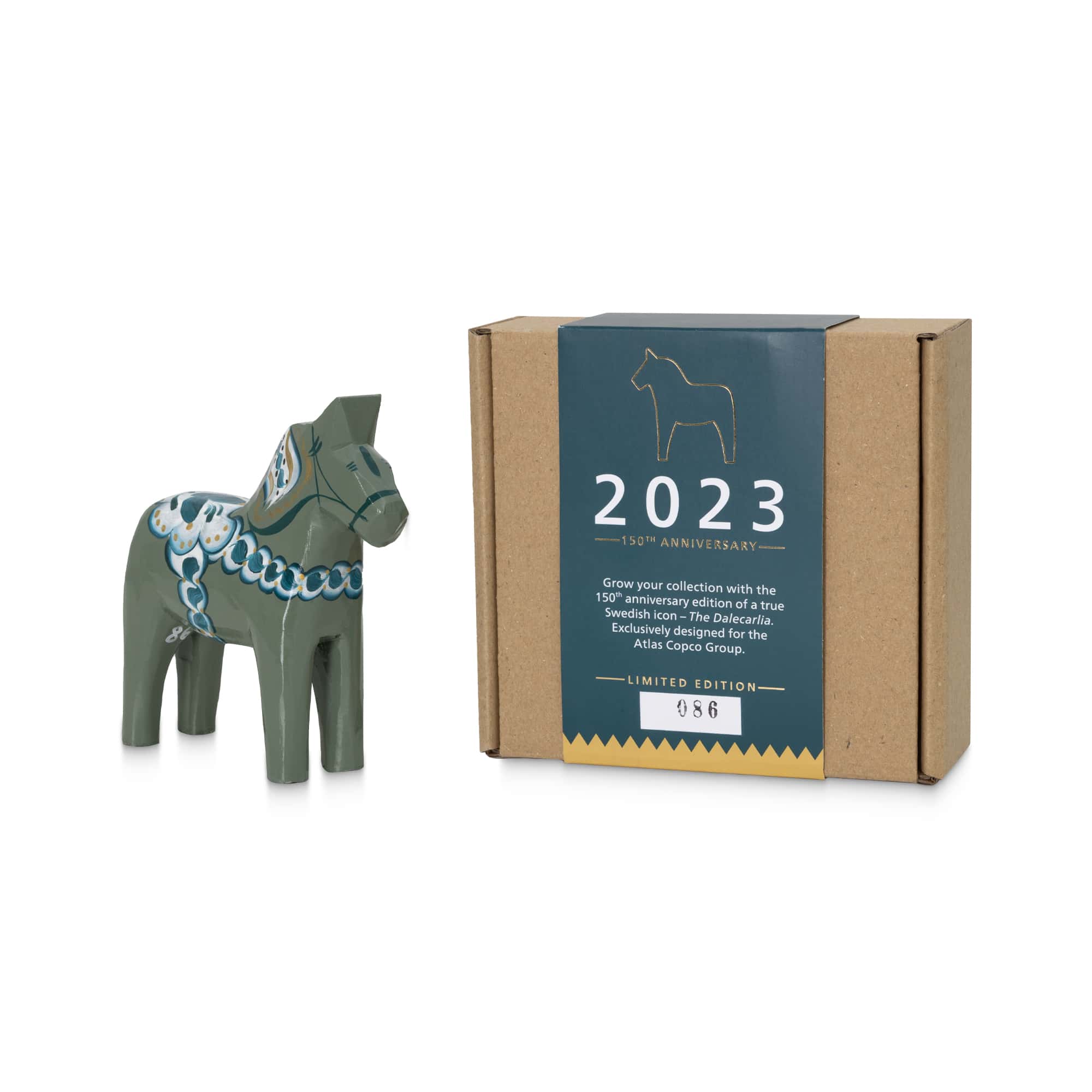 green dalecarlia and box