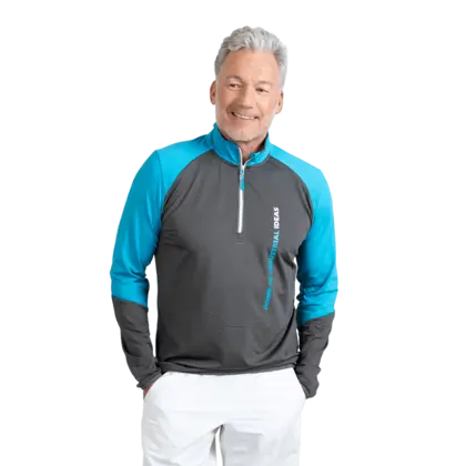 grey and blue Sweater Activewear 