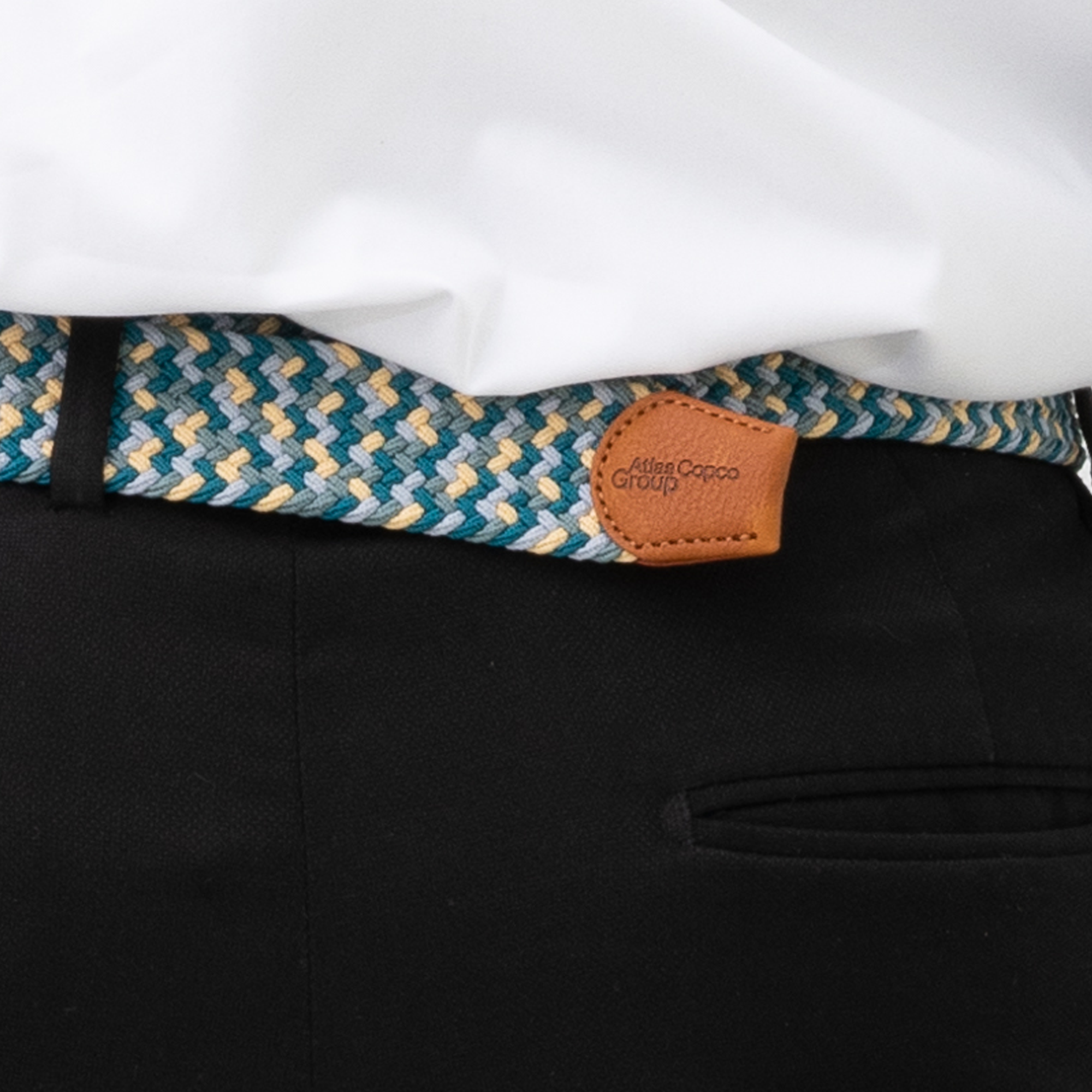 belt in atlas copco group colors